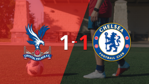 Crystal Palace resolvió su juego de la fecha  20 con un empate 1-1 frente a Chelsea