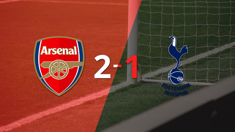 Arsenal le ganó el Derbi del norte de Londres a Tottenham por 2 a 1