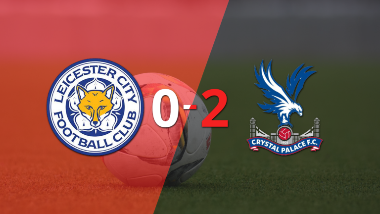 Leicester City no pudo ante la contundencia de Crystal Palace y perdió por 2 a 0