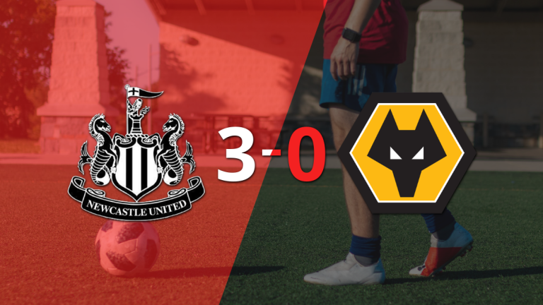 Doblete de Alexander Isak en la goleada de Newcastle United frente a Wolverhampton