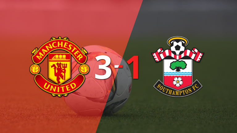 Manchester United vence por 3-1 a Southampton con triplete de Amad Diallo