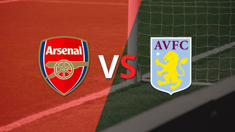 Termina la primera parte con triunfo de Arsenal sobre Aston Villa