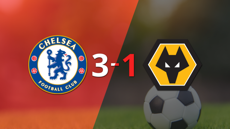 Chelsea superó por 3-1 a Wolverhampton como local