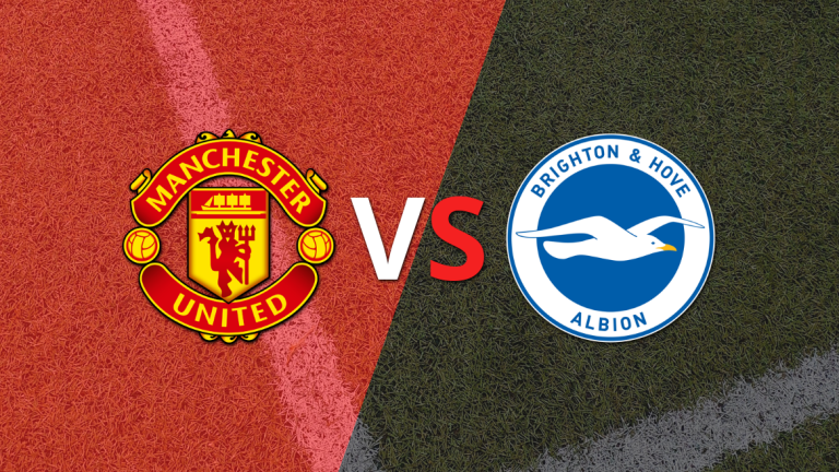 ¡Medio tiempo! Manchester United empata 1-1 frente a Brighton and Hove