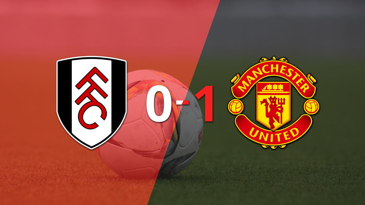 Solitario gol le da triunfo 1-0 a Manchester United sobre Fulham