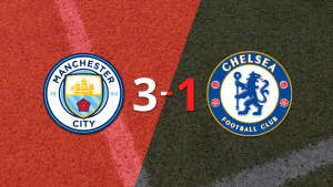 Manchester City remonta el partido con Chelsea y sella el triunfo 3 a 1