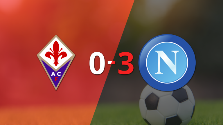 Napoli no tuvo piedad y goleó 3 a 0 a Fiorentina