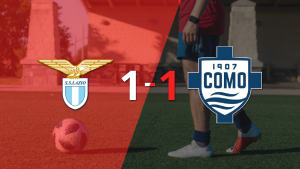 Lazio resolvió su juego de la fecha 20 con un empate 1-1 frente a Como 1907