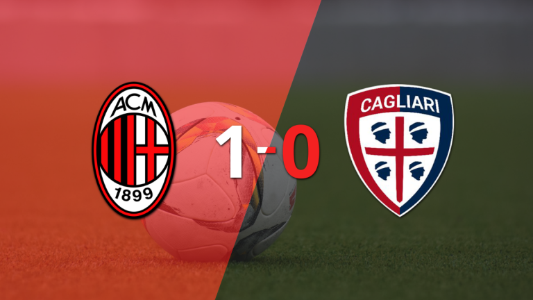 Cagliari no pudo con Milan y cayó 1-0