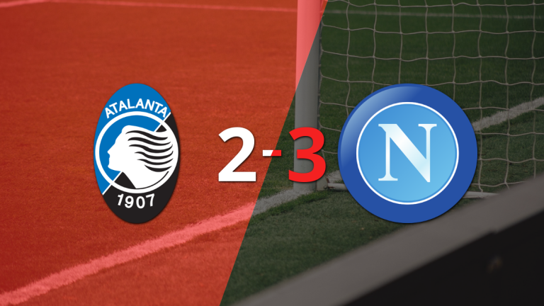 Emocionante victoria de Napoli sobre Atalanta con un 3 a 2