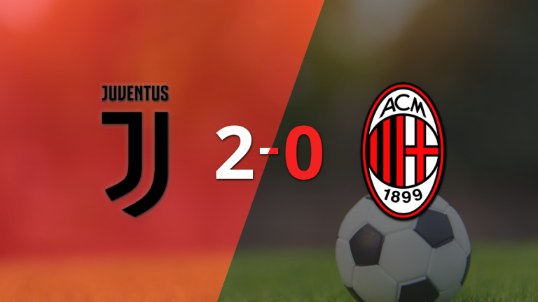 Milan cayó derrotada ante Juventus por 2-0