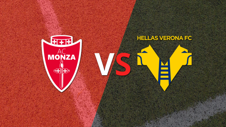 Hellas Verona vs Monza se van al descanso con un marcador 1-0