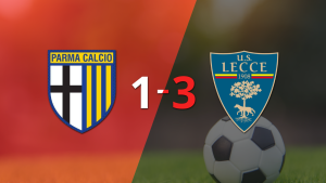 Lecce logra remontada y gana 3-1 a Parma