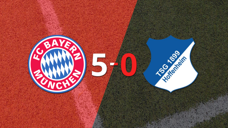 Hoffenheim cayó ante Bayern Múnich con dos goles de Leroy Sane