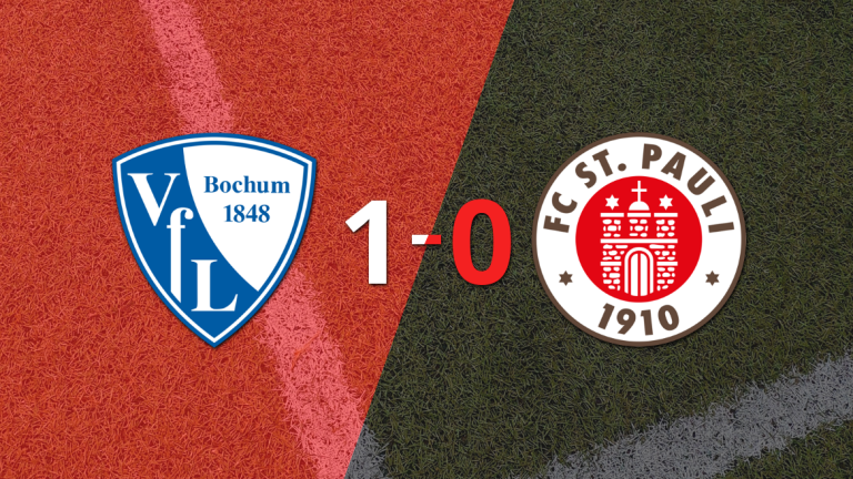 Con un solo gol, Bochum derrotó a FC St. Pauli en el estadio Rewirpower Stadion