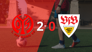 Mainz marcó dos veces en la victoria ante Stuttgart en el estadio Mewa Arena