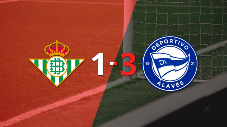 Alavés logró sacar el triunfo ante Betis con triplete de Kike García