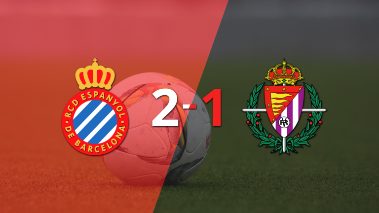 Valladolid no pudo con Espanyol y cayó por 2-1