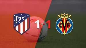 Villarreal empató 1-1 en su visita a Atlético de Madrid