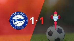 Alavés y Celta empataron 1 a 1