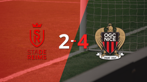 Doblete de Gaëtan Laborde en el triunfo 4-2 de Nice frente a Stade de Reims