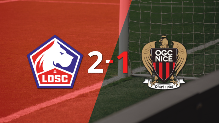 Lille se impone con remontada 2-1 sobre Nice