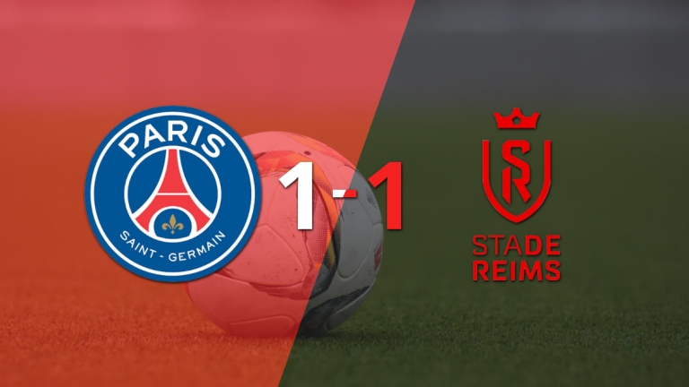 PSG y Stade de Reims se reparten los puntos y empatan 1-1