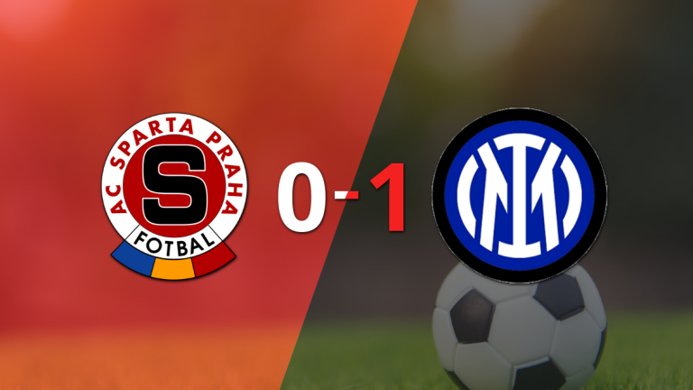 Inter ganó por 1-0 a Sparta Praga con el gol de Lautaro Martínez