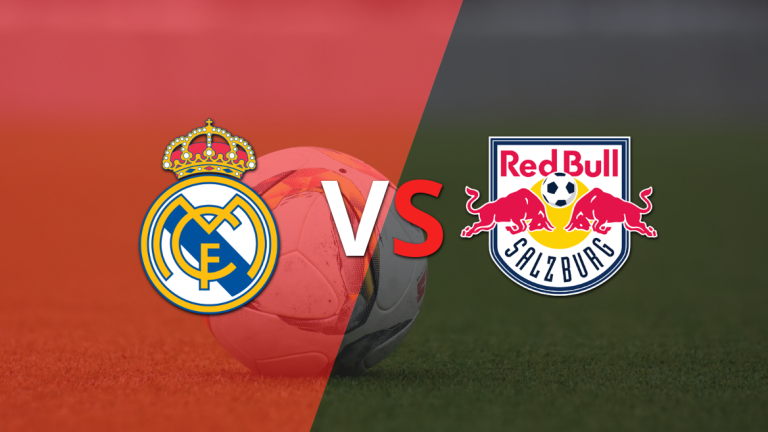 Victoria parcial 2 a 0 de Real Madrid sobre Red Bull Salzburgo