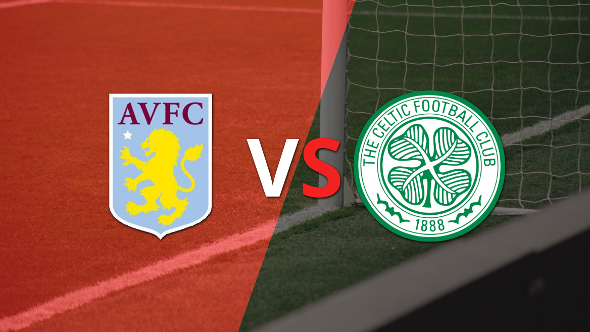 Aston Villa sigue arriba por 2-0 ante Celtic