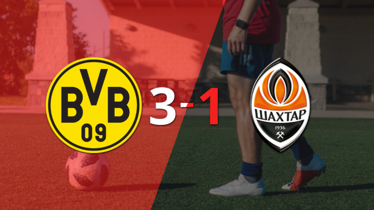 Doblete de Serhou Guirassy guió el triunfo de Borussia Dortmund sobre Shakhtar Donetsk