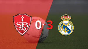 Real Madrid derrotó sin complicaciones a Stade Brestois con doblete de Rodrygo