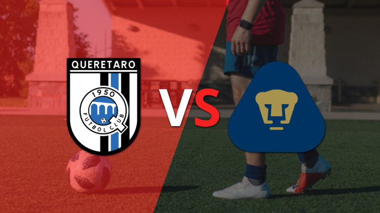 Ya rueda el balón entre Querétaro y Pumas UNAM en el estadio la Corregidora