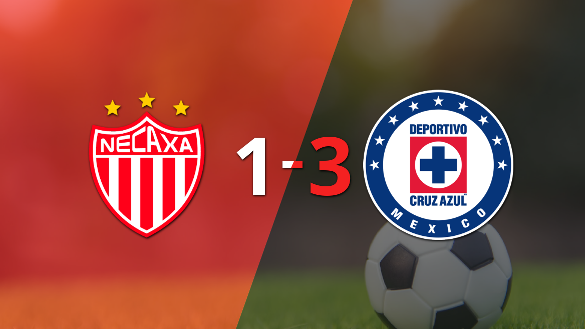 Cruz Azul logra remontada y gana 3-1 a Necaxa