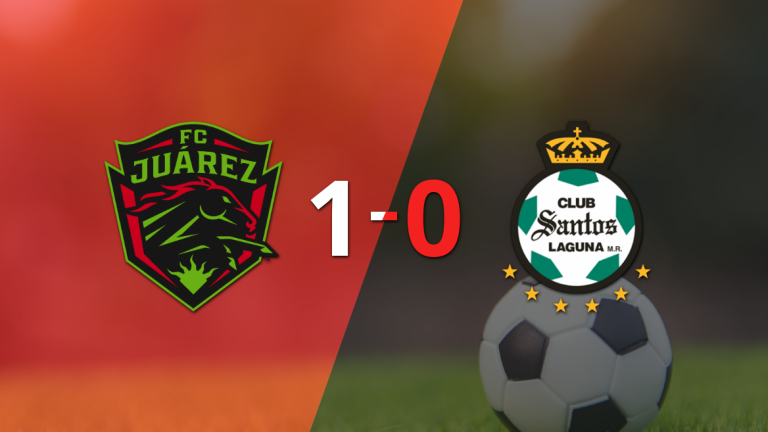 FC Juárez le ganó 1-0 a Santos Laguna