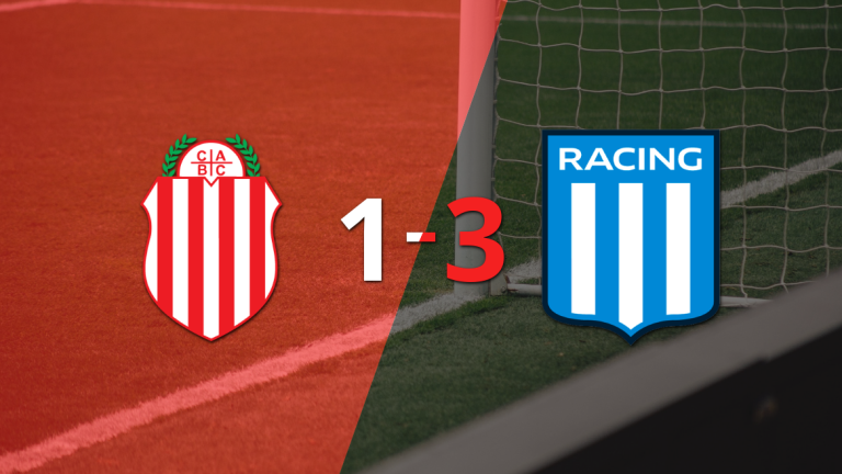 Racing Club se impone con remontada 3-1 sobre Barracas Central