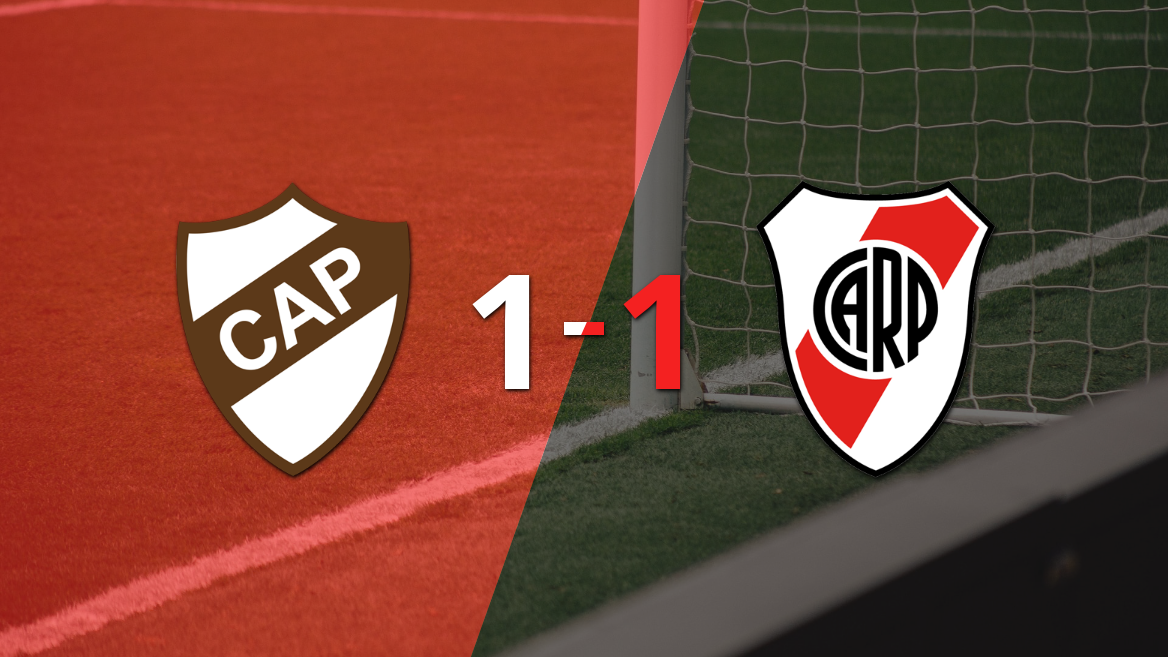 River Plate rescató un empate agónico frente a Platense