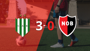 Doblete de Tomás Nasif en la goleada de Banfield frente a Newell`s