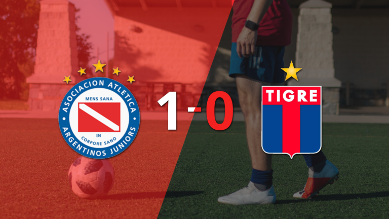 Argentinos Juniors derrotó 1-0 a Tigre con un gol de Alan Rodríguez