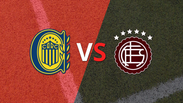 Rosario Central vs Lanús se van al descanso con un marcador 2-0