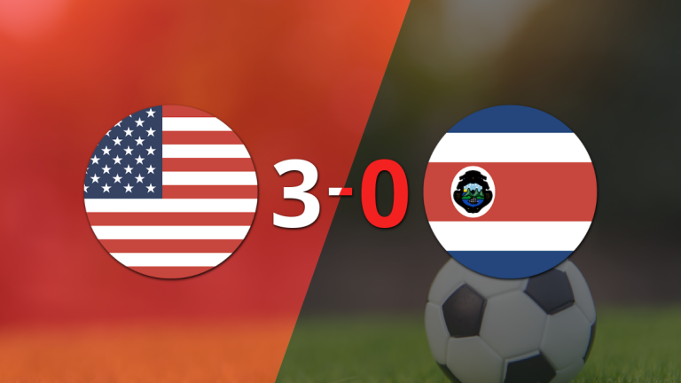 Estados Unidos se quedó con el amistoso ante Costa Rica con gol agónico