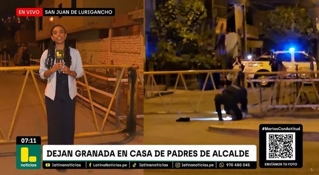 Atacan con granada la casa de los padres del alcalde de SJL