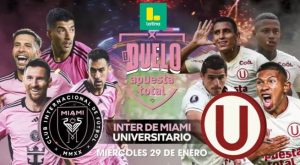 Ver, Universitario vs Inter Miami EN VIVO GRATIS por TV y señal abierta