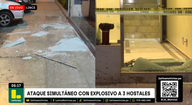 Así quedaron los hoteles y negocio en Lince tras ataque con explosivos [VIDEO]