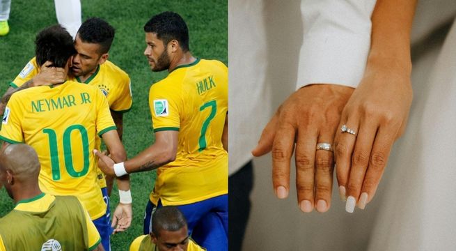 Futbolista brasileño contrae matrimonio con la sobrina de su exesposa