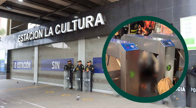 Fiscalía inicia investigaciones por hombre baleado en estación La Cultura