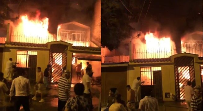 Incendio en casa de Los Olivos deja un muerto: anciana terminó calcinada