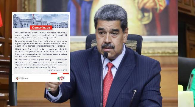 Gobierno peruano rechaza asunción de Nicolás Maduro como presidente de Venezuela