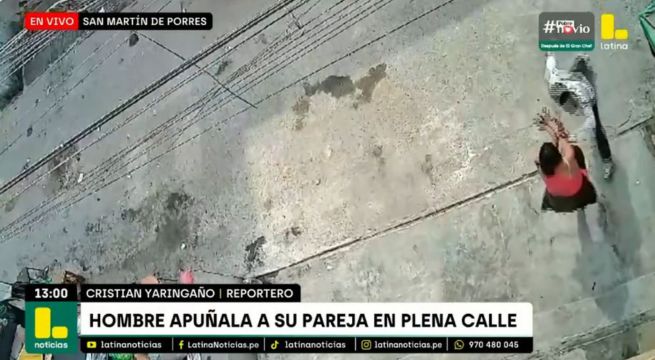 SMP: hombre apuñala a su expareja a plena luz del día