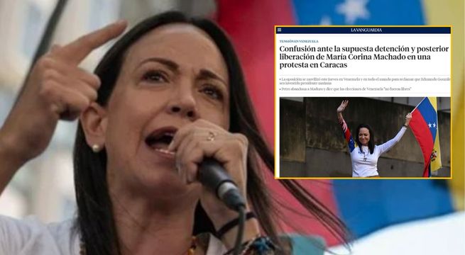 María Corina Machado: así informaron medios internacionales sobre secuestro de líder de la oposición de Venezuela